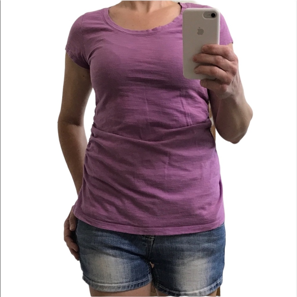 Liz Lange Maternity Top Purple Women’s Medium